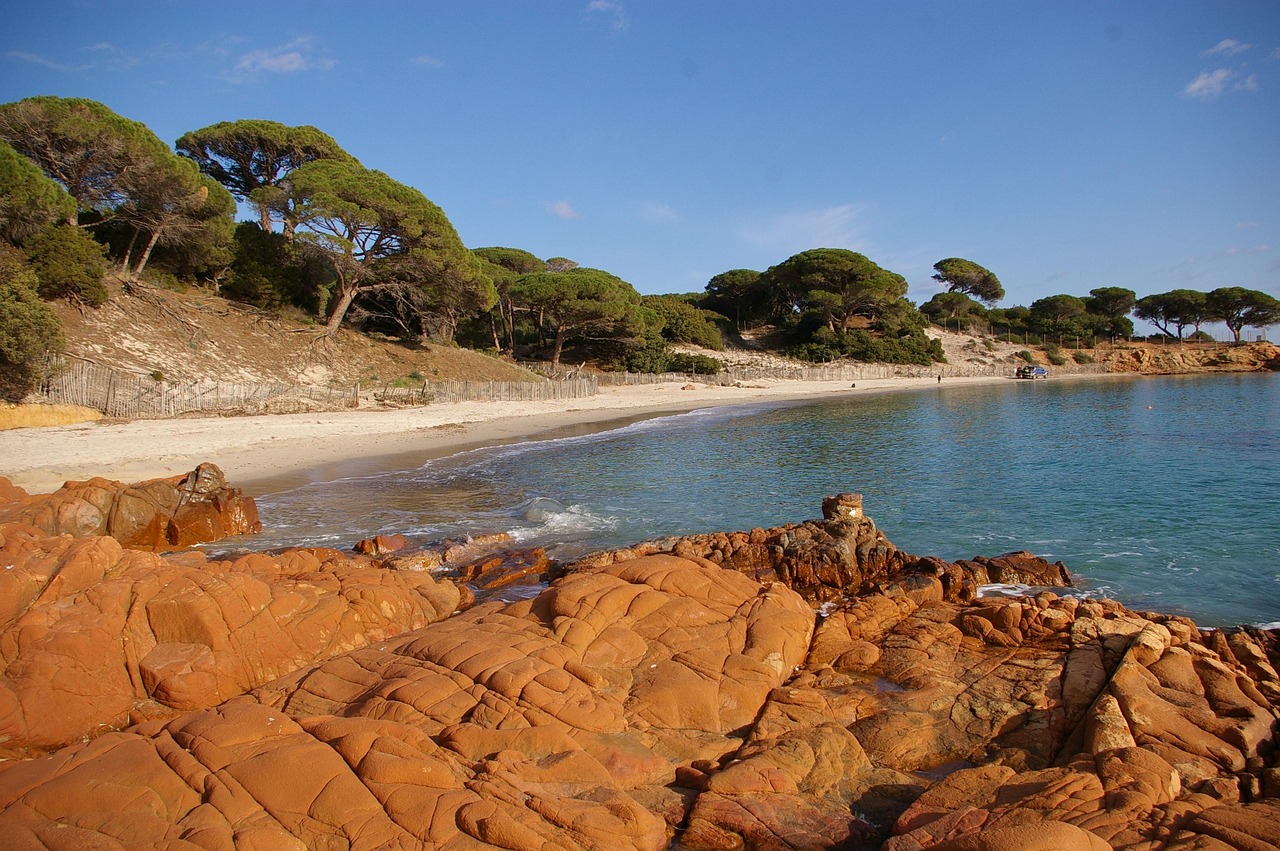 Belle plage corse