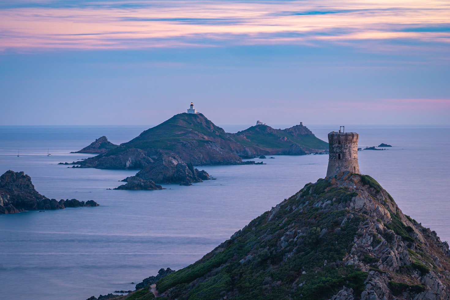 Torre Genovese di Parata, Route des Sanguinaires, Ajaccio, France